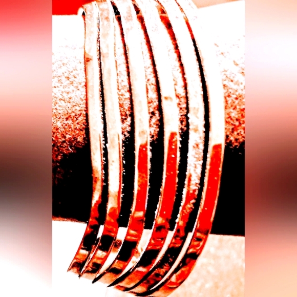 Vintage Native Navajo Cuff Spiral design pattern Size 7 inches length Bracelet - Picture 4 of 7